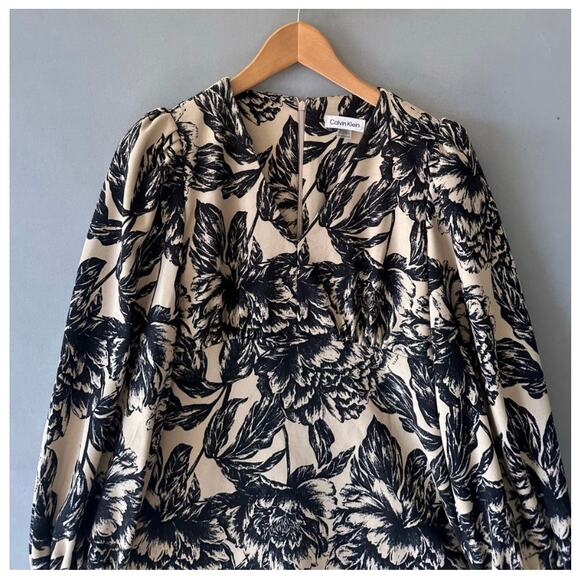 Floral Mini Dress- Size 4P - Picture 4 of 7